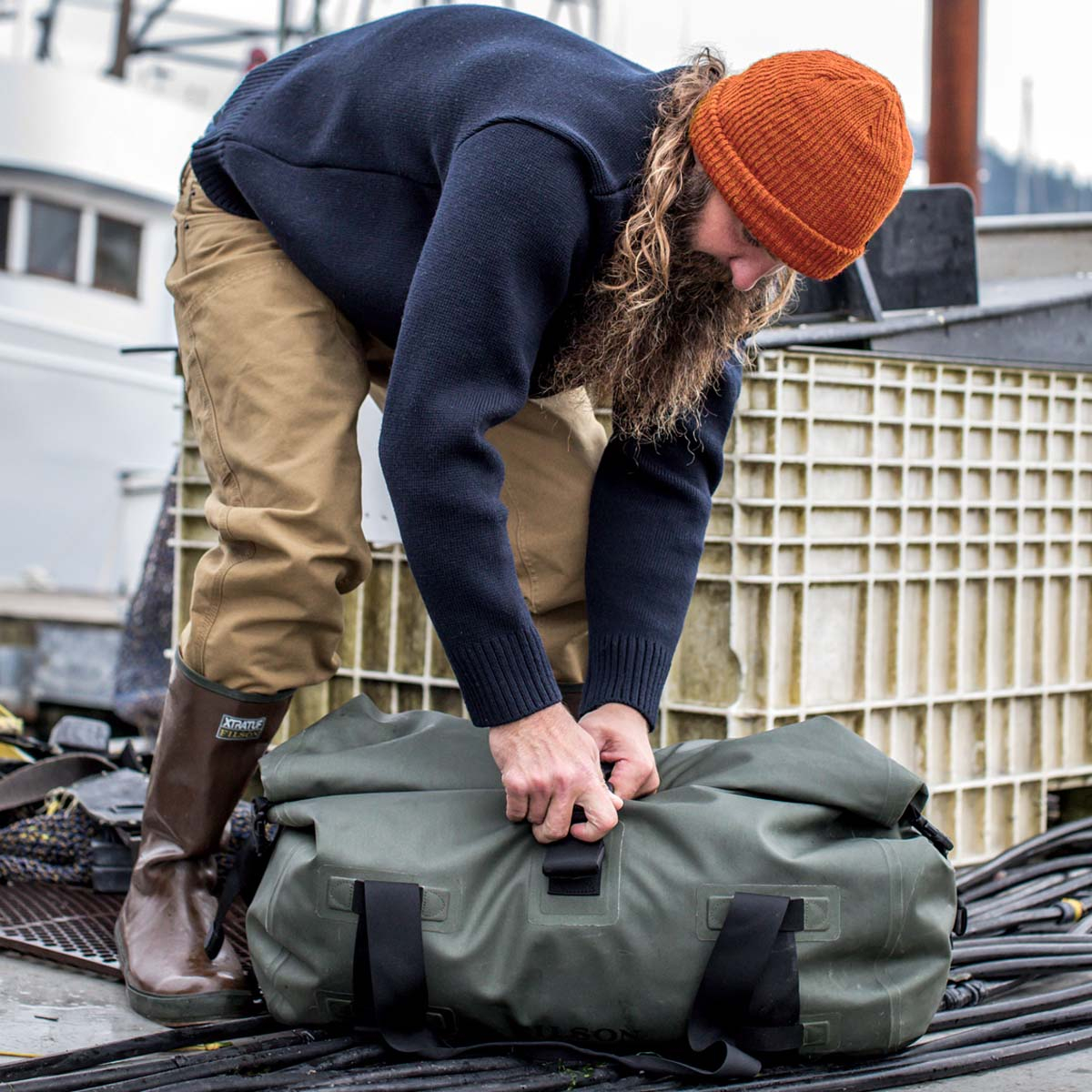 Filson Watch Cap Flame, keeps your head and ears warm