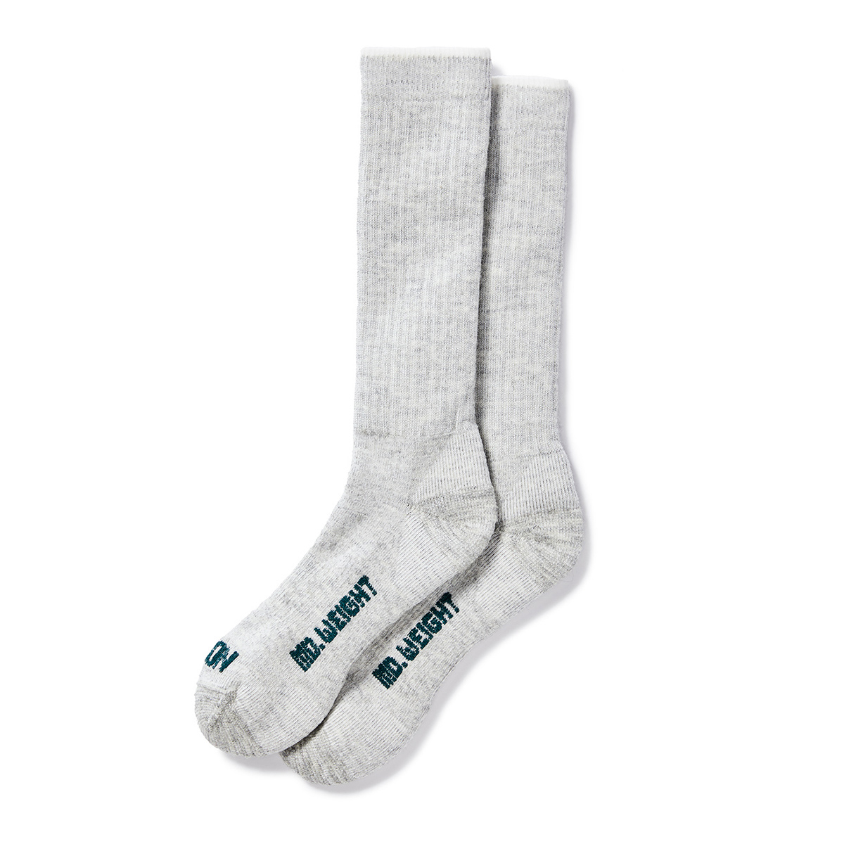 Filson Midweight Traditional Crew Socks use merino wool with a touch of nylon and spandex