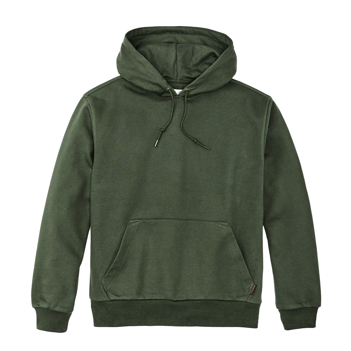 Filson Prospector Hoodie Kombu Green, an ideal baselayer in cold weather conditions
