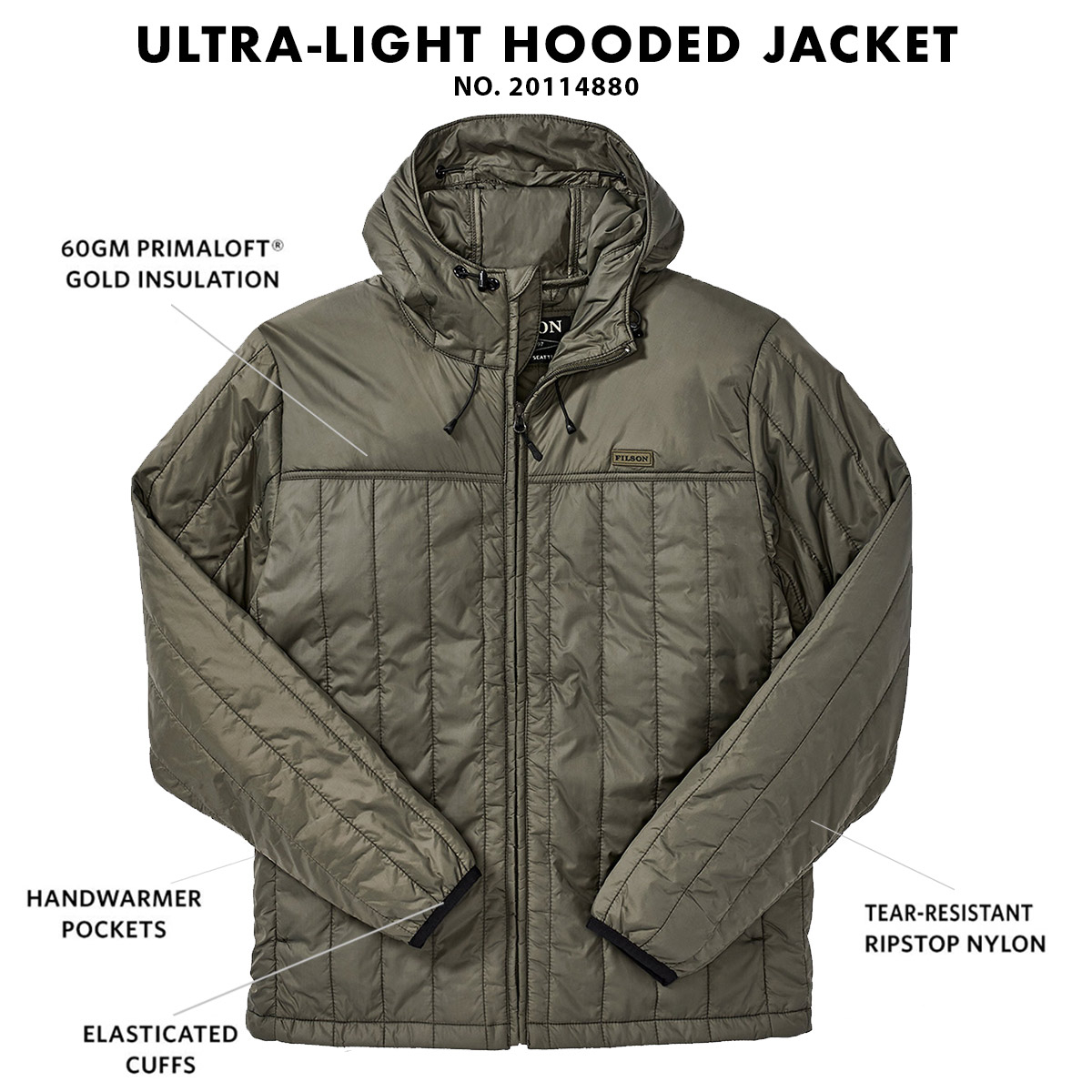 primaloft military jacket