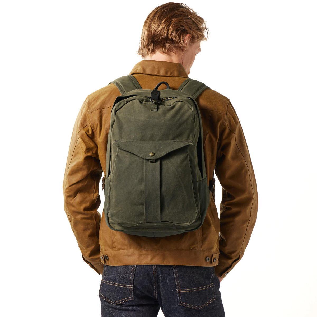 Filson Journeyman Backpack 20231638 Otter Green, the best backpack for your vintage outfit