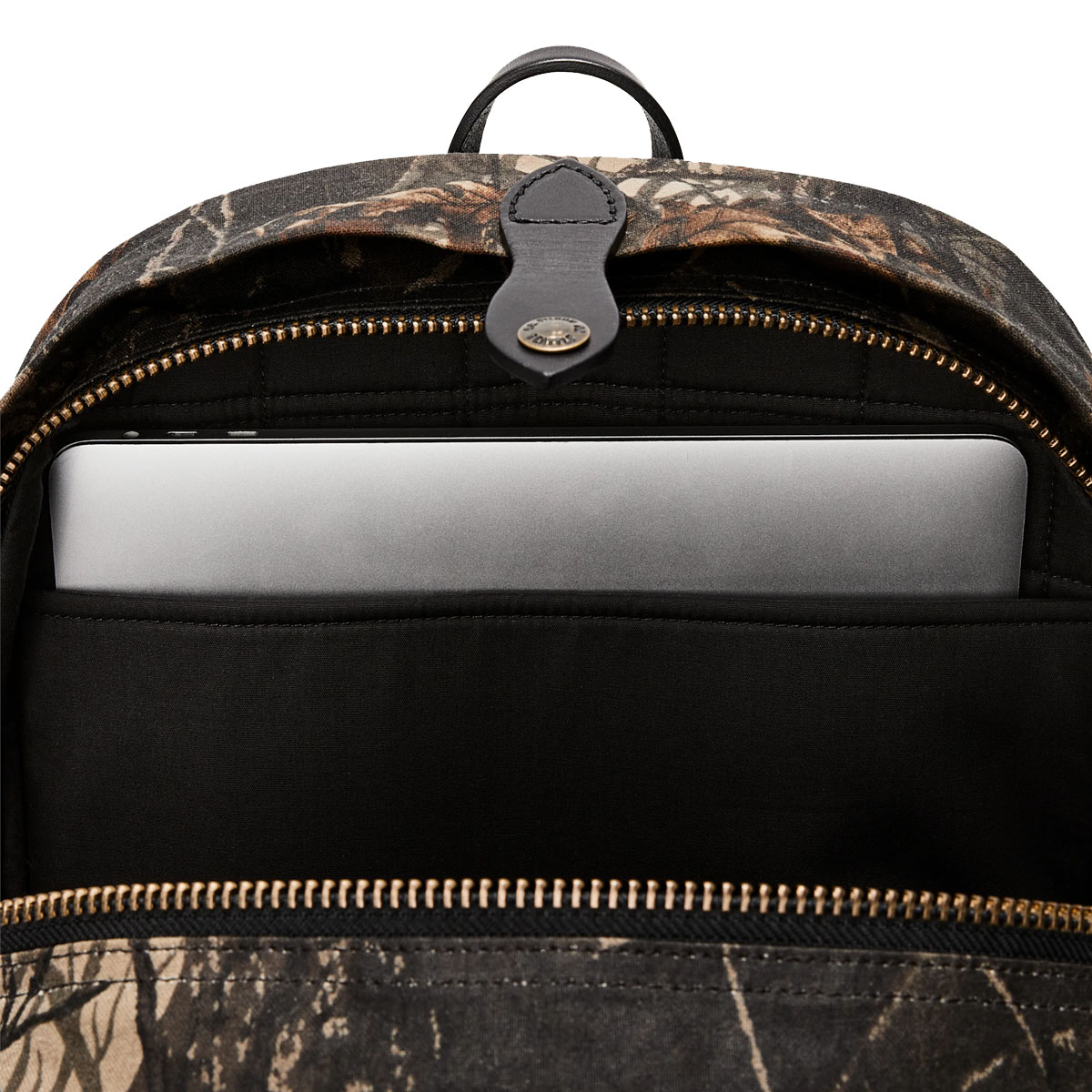 Filson Journeyman Backpack Realtree Hardwoods Camo, great for hiking and for hauling stuff around town