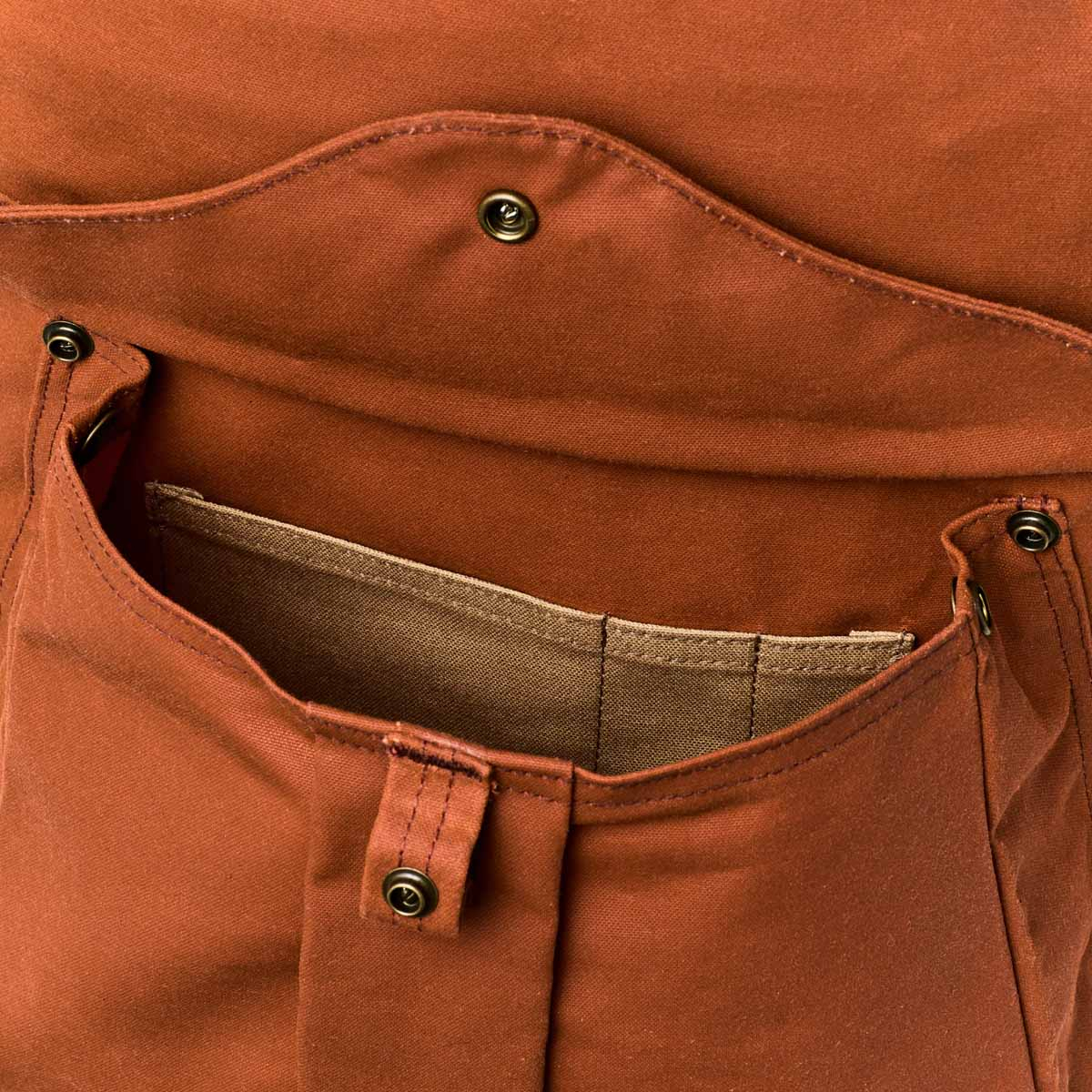 Filson Journeyman Backpack Rust, well-designed backpack, carries wonderfully