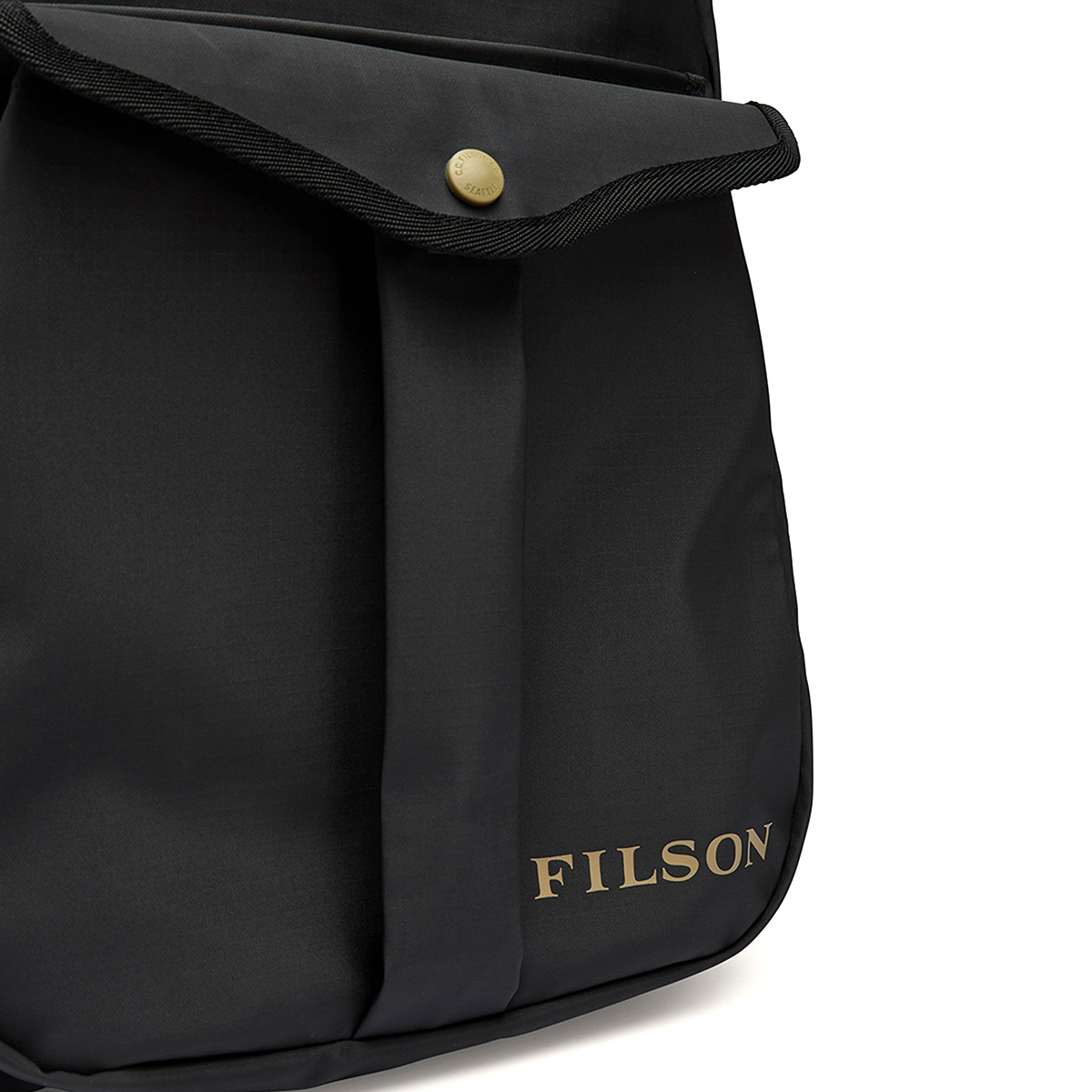 Filson Scout Journeyman Backpack Black/Covert, Water-Resistant Rugged Backpack for Every Adventure