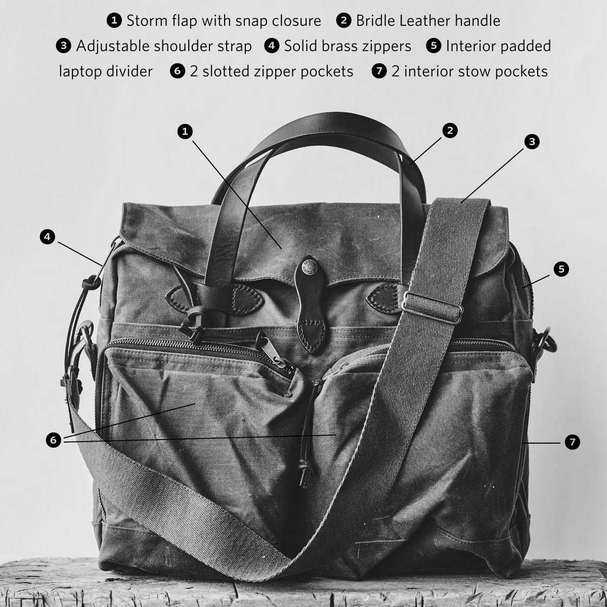 Long briefcase online