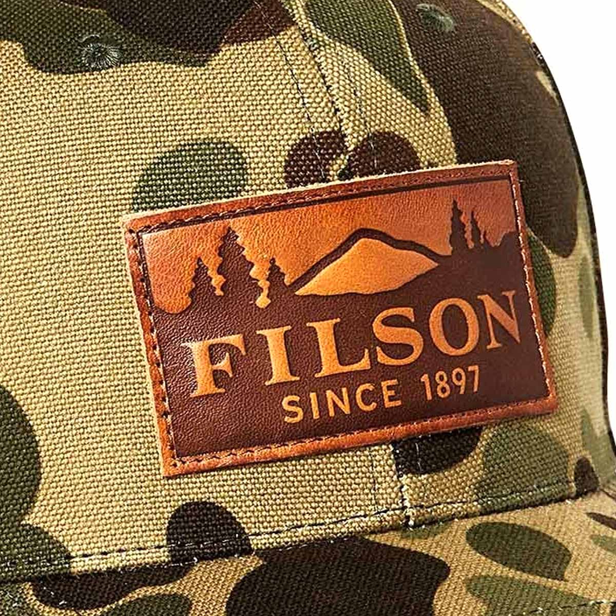 Filson Logger Cap Light Shrub Camo/Scenic, cap that protects your head from the elements