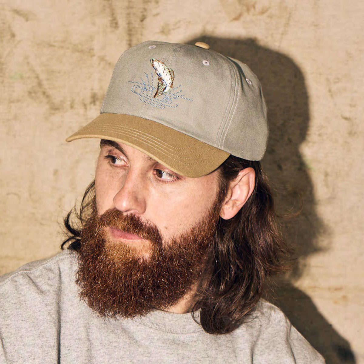 Filson Low-Profile Logger Cap Mist/Leaping Fish, to provide years of service Filson Low-Profile Logger Cap Mist/Leaping Fish, to provide years of service