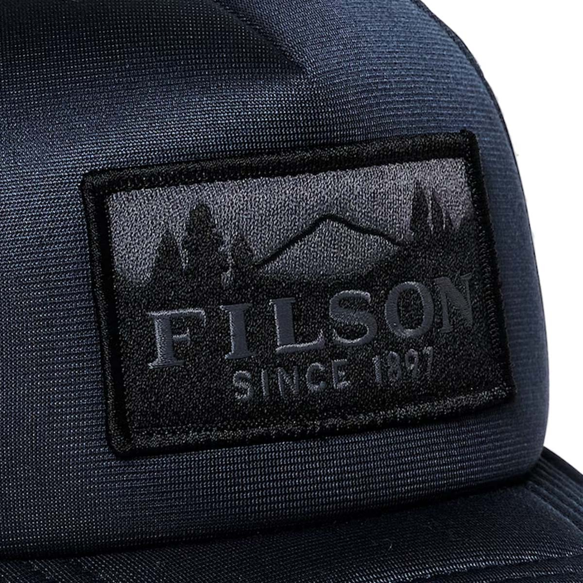Filson Mesh Harvester Cap Navy/Scenic, durable cap with breathable sun protection