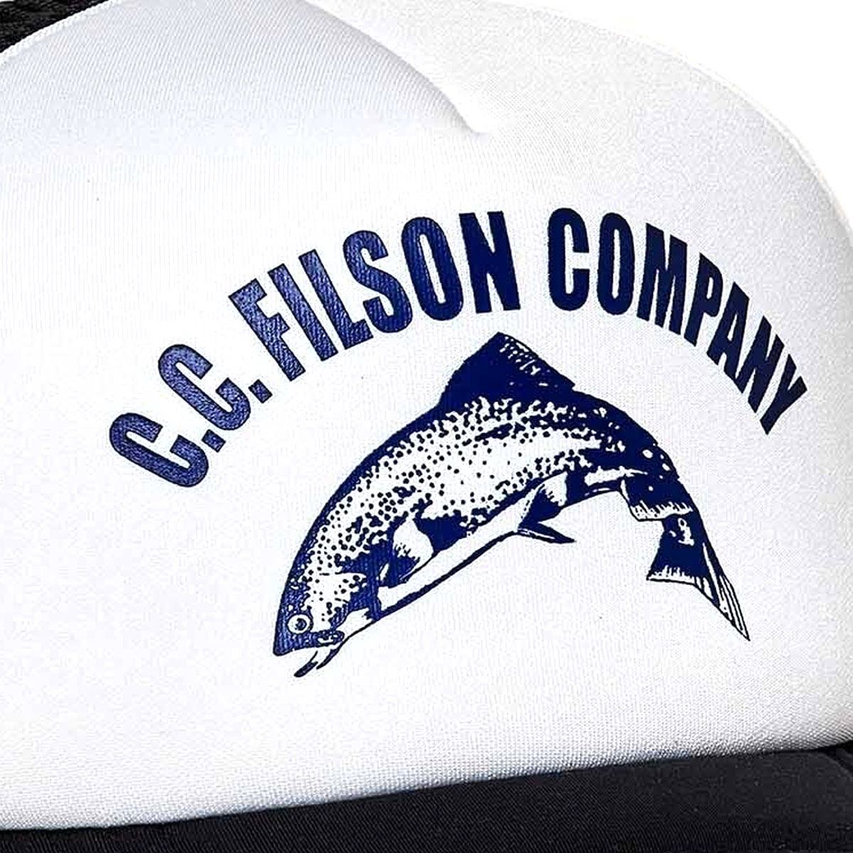 Filson Mesh Harvester Cap White Fisherman's Terminal, durable cap with breathable sun protection