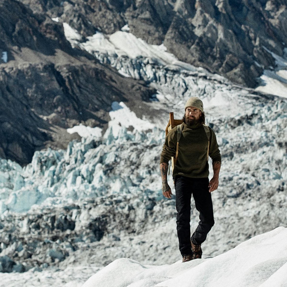 Filson Watch Cap Sawdust, at gletsjer