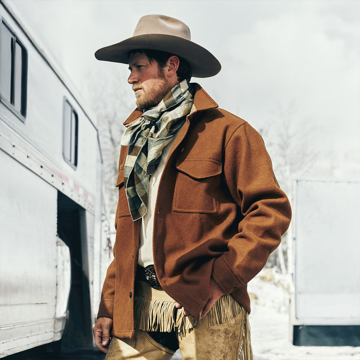 Filson Mackinaw Wool Jac-Shirt Chessie Tan, Made of 100% virgin Mackinaw Wool for comfort, natural water-repellency and insulating warmth in any weather conditions Filson Mackinaw Wool Jac-Shirt Chessie Tan, Made of 100% virgin Mackinaw Wool for comfort, natural water-repellency and insulating warmth in any weather conditions