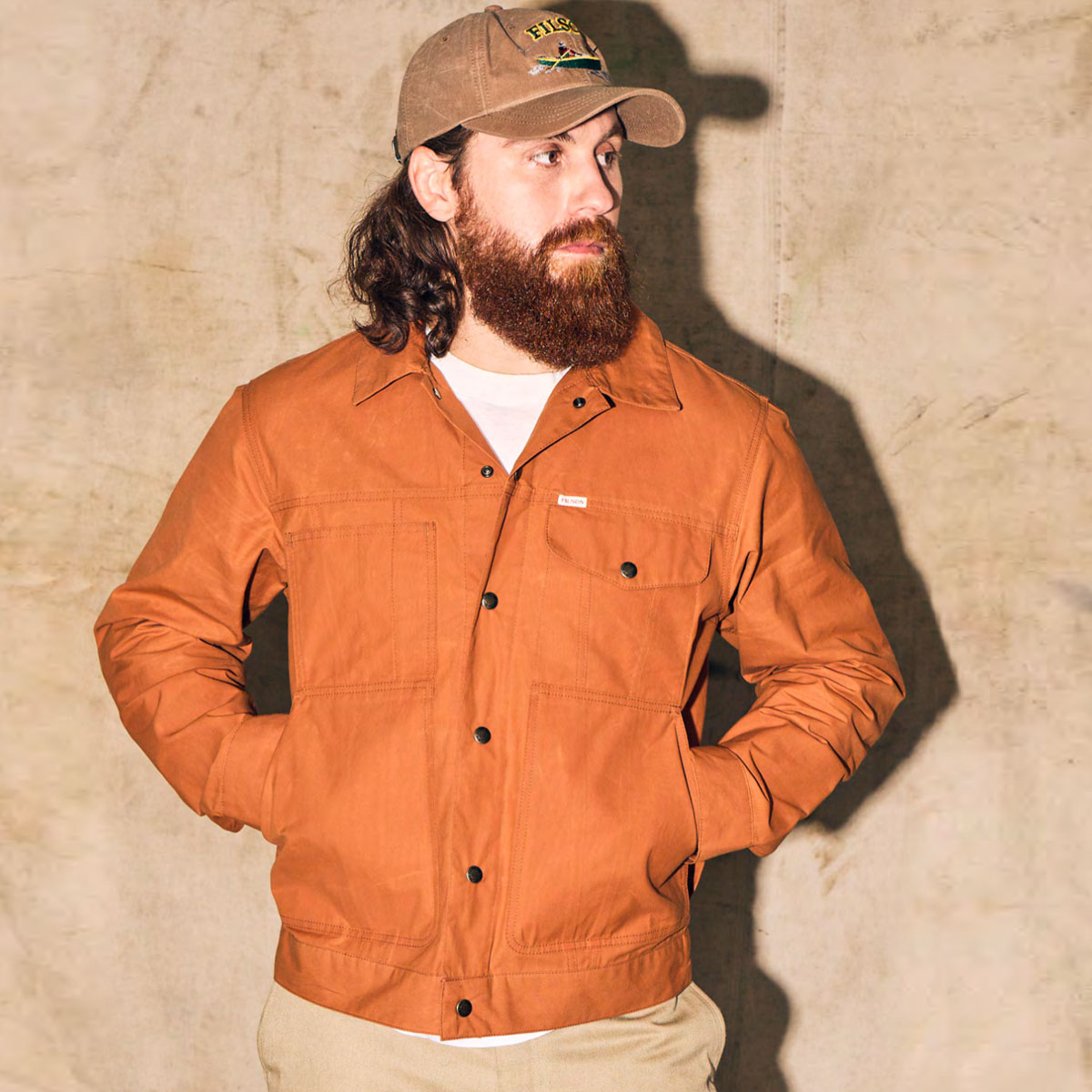 Filson Ranger Short Cruiser Bourbon, lifestyle