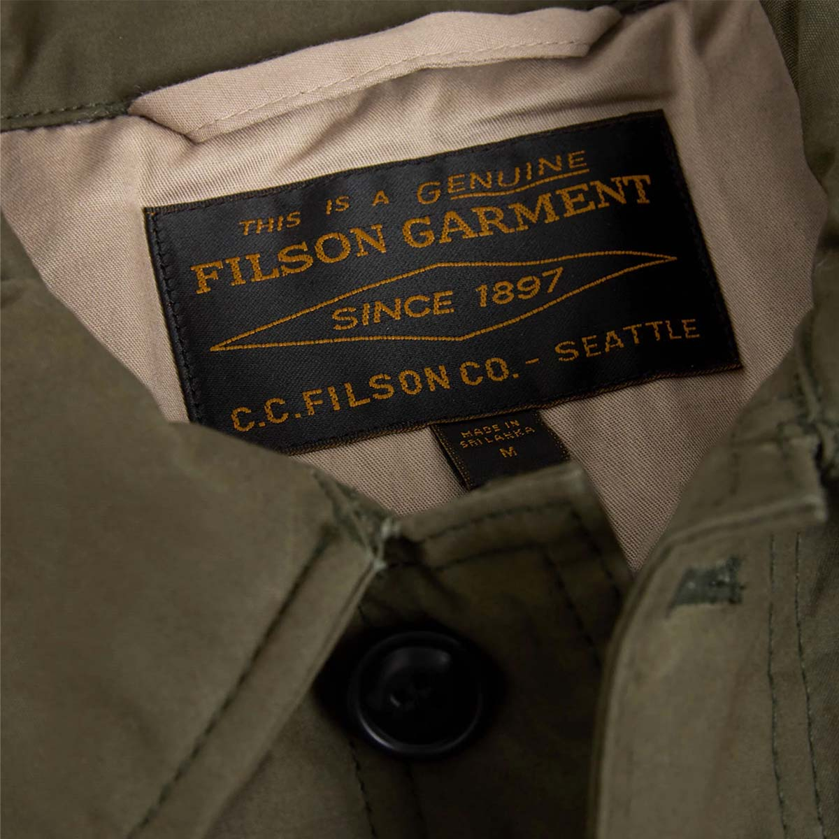 Filson Waxed Ranger Cruiser Otter Green, made with premium UK-sourced waxed cotton Filson Waxed Ranger Cruiser Otter Green, made with premium UK-sourced waxed cotton