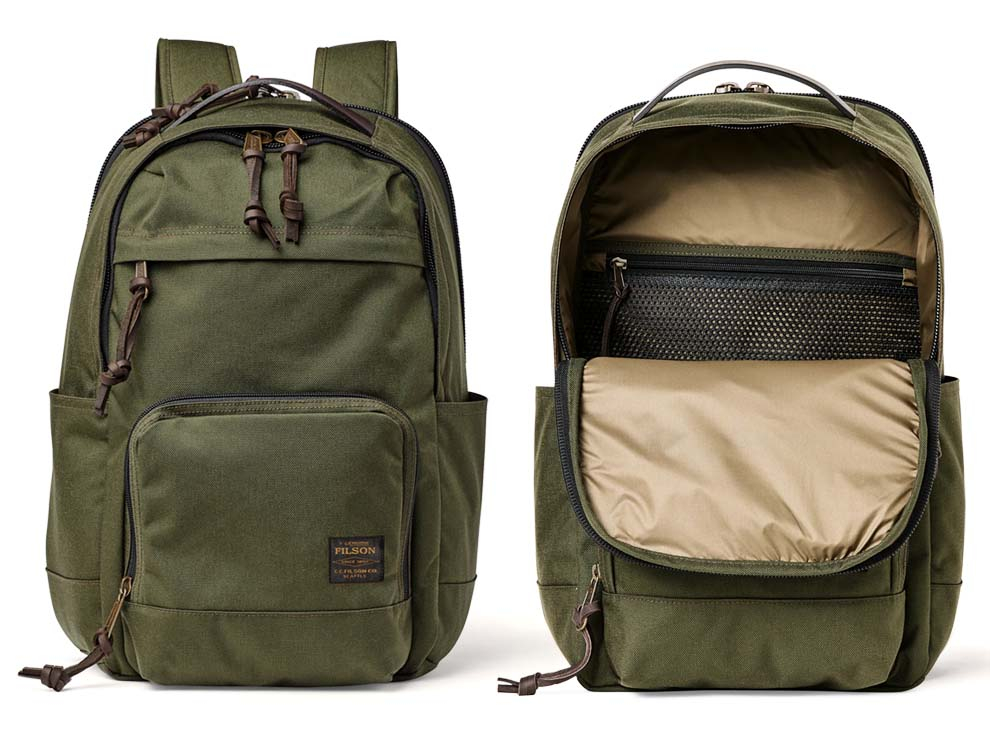 Filson Filson Dryden Backpack Otter Green, For travel, work and sport. Guaranteed.