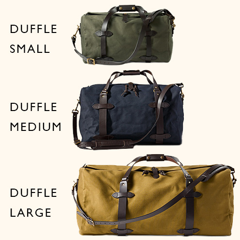 Filson Rugged Twill Duffle Bags Collection - buy at BeauBags, the Filson Specialist