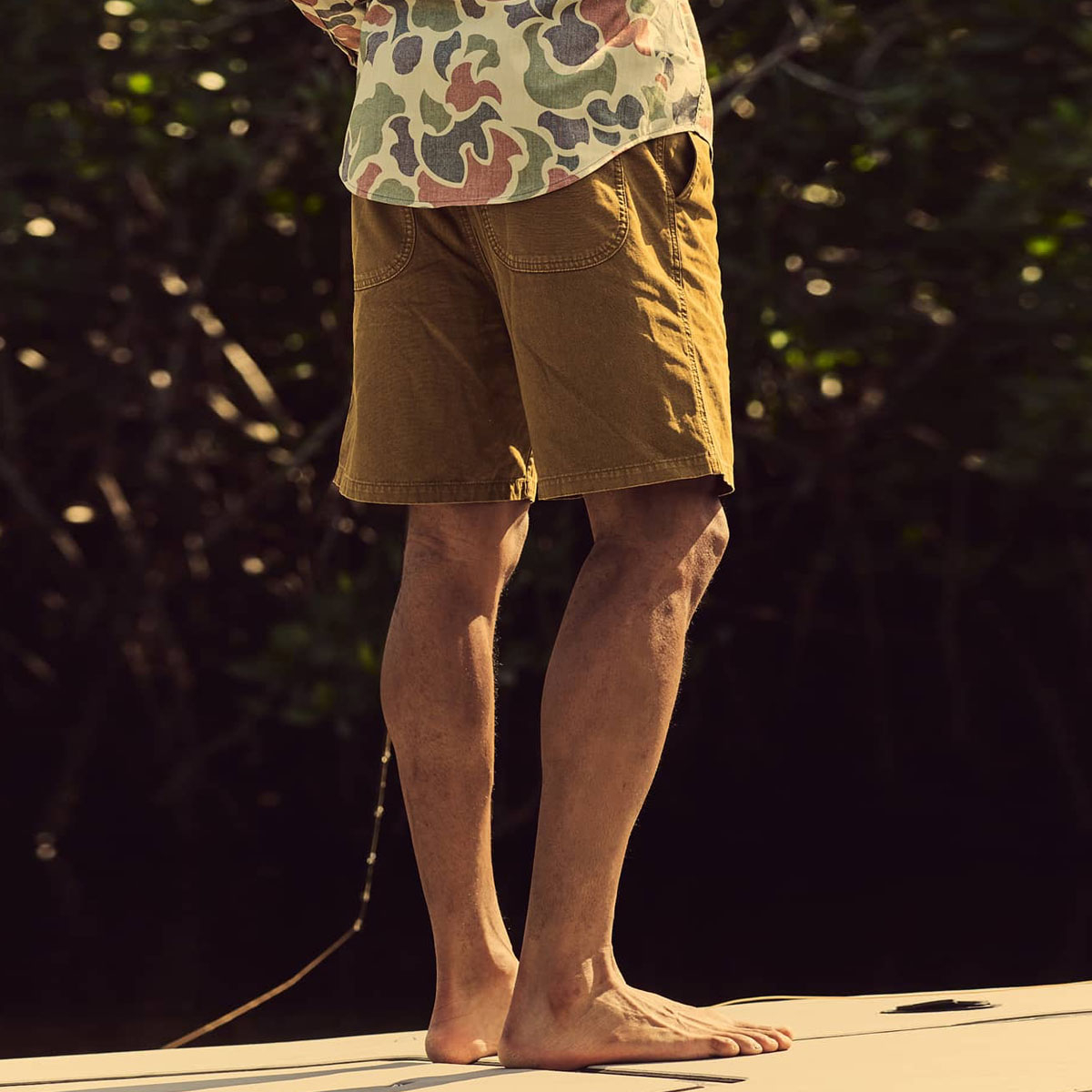 Filson Oakville Canvas Shorts Bronze Brown, lightweight & built for adventure