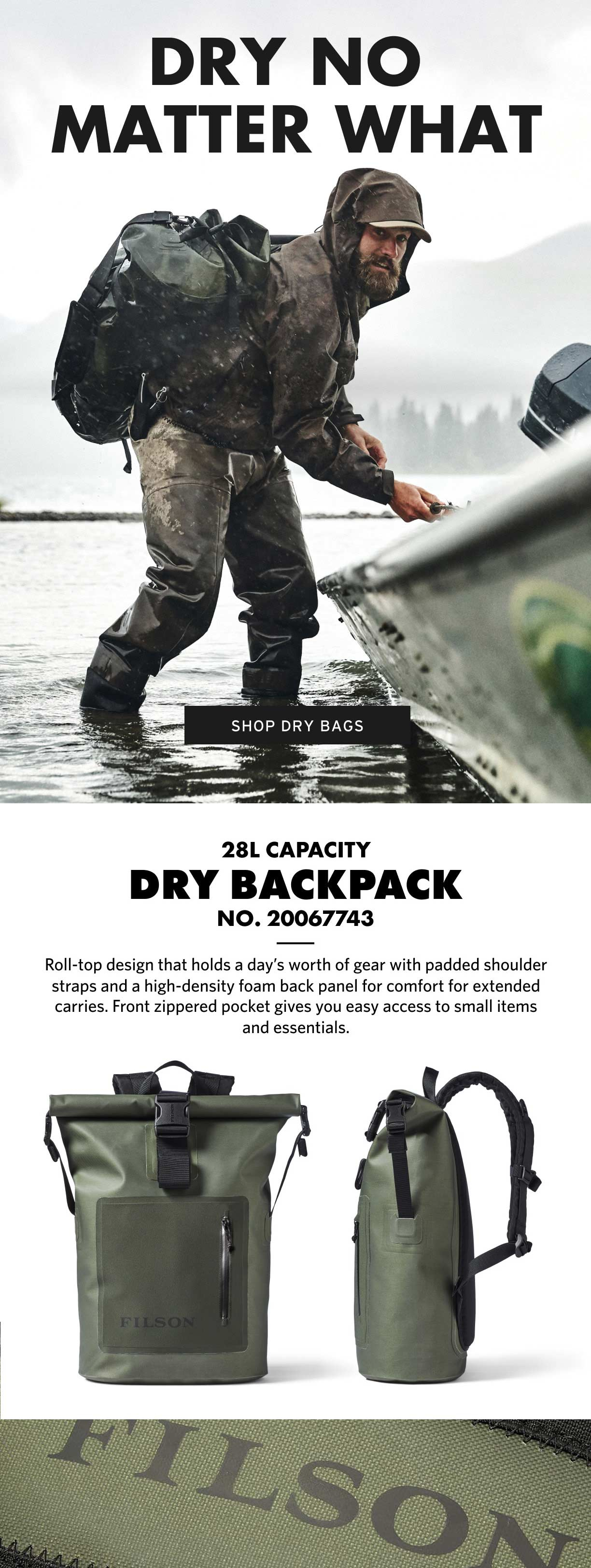 Filson Dry Backpack Productinformation