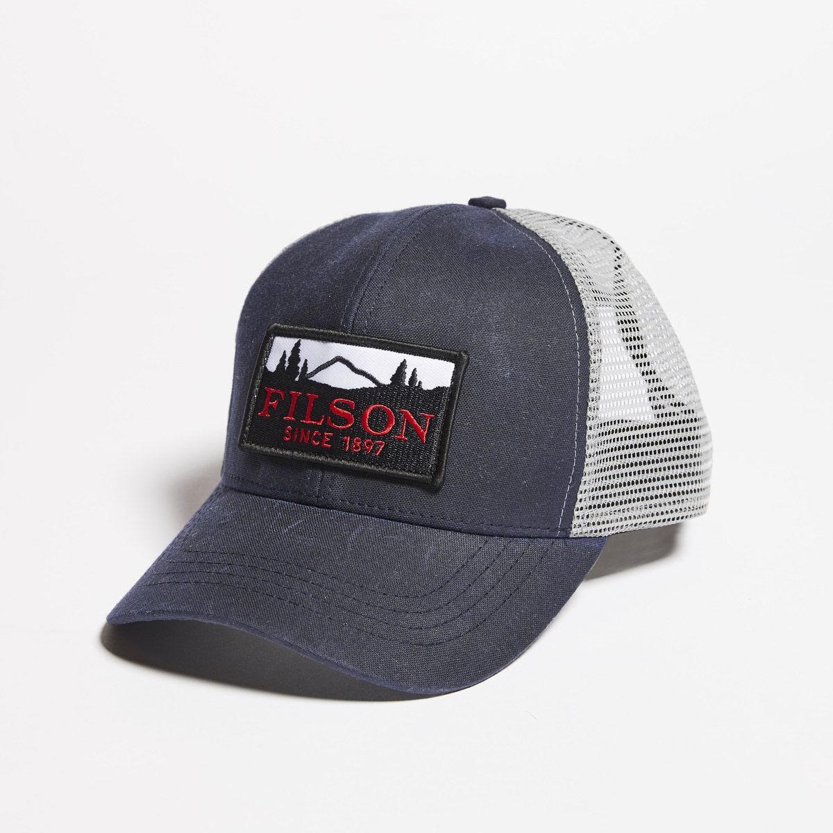 Filson Mesh Logger Cap 20157135-Navy, durable cap with breathable sun protection