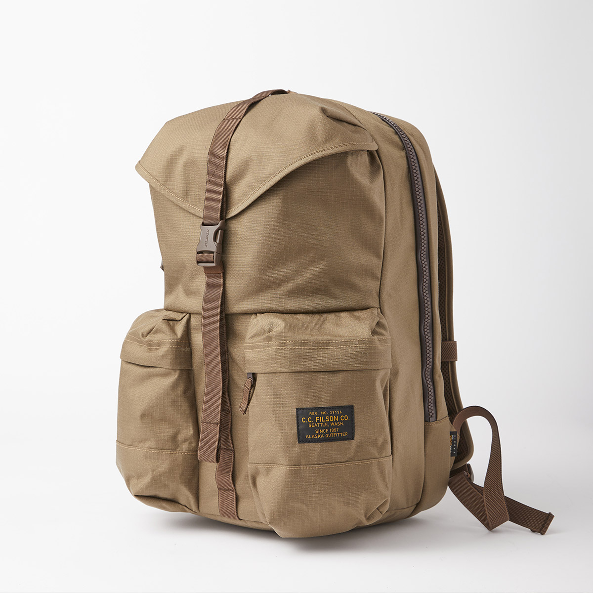 Filson Ripstop Nylon Backpack Field Tan, lightweight and tough backpack
