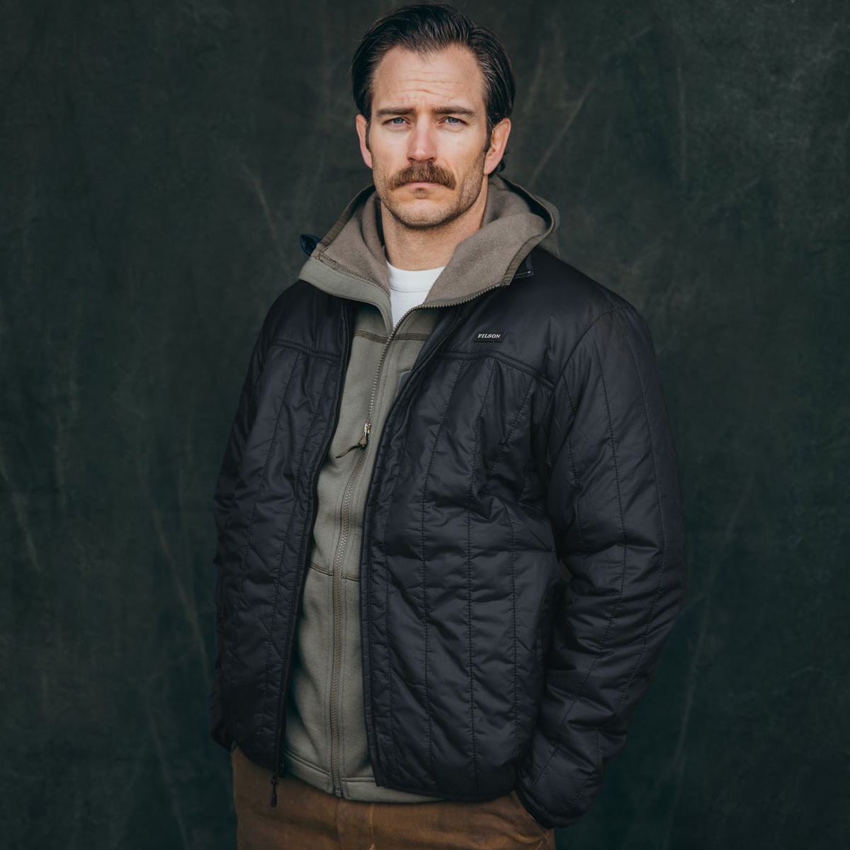 tan light jacket