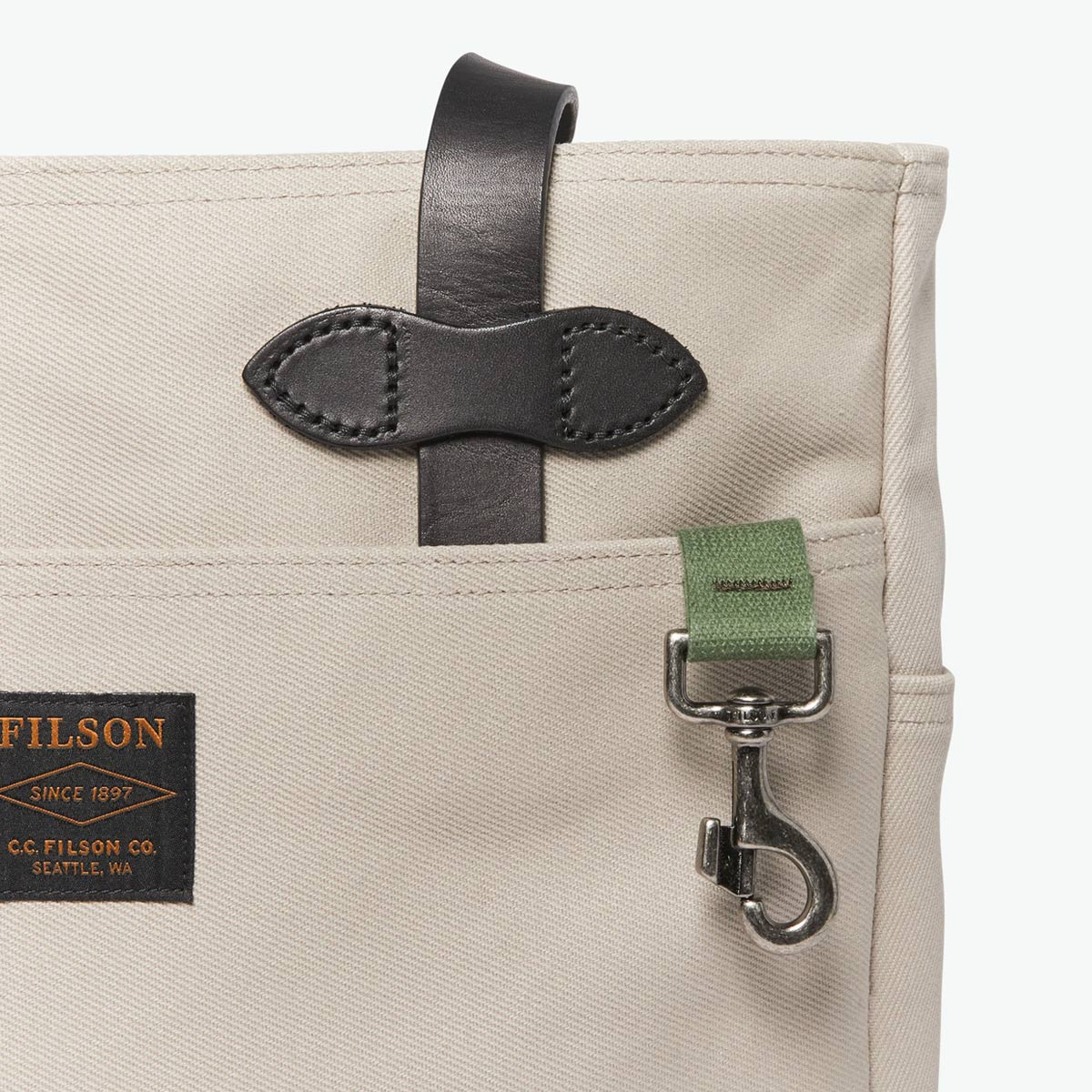 Filson Rugged Twill Tote Bag Twine, Tote made for men and women who love quality and style