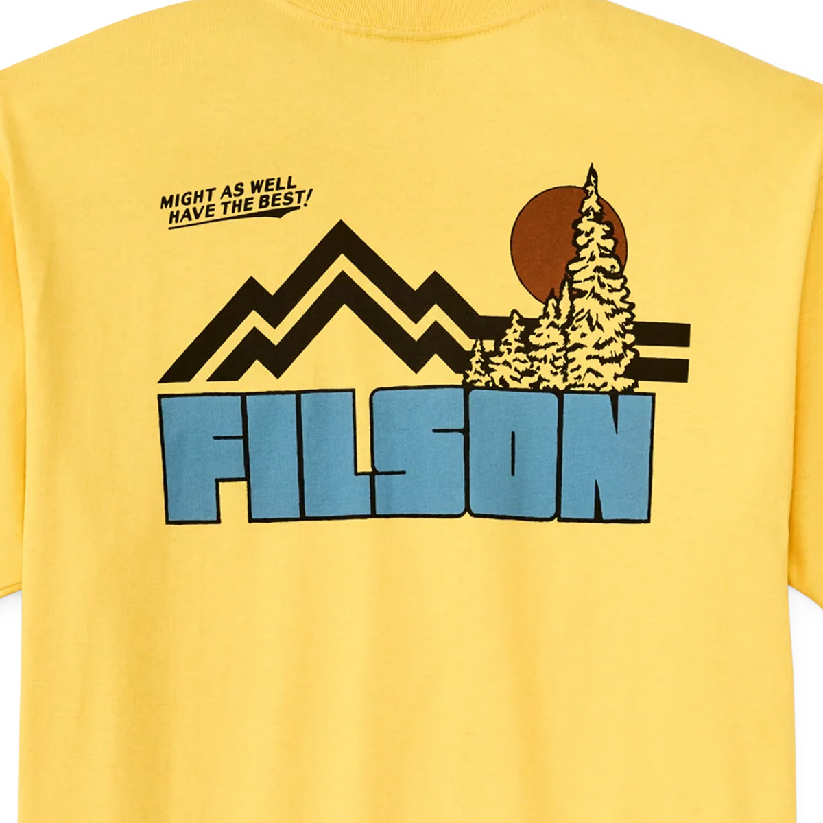 Filson Frontier Graphic T-Shirt Aspen Gold/Sun, graphic detail