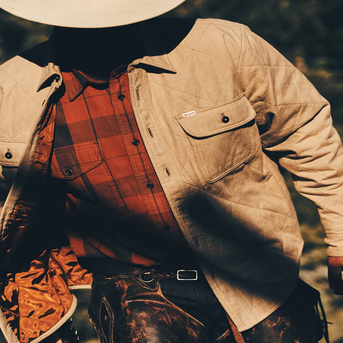 Filson Insulated Flannel Shirt Warm Khaki, A Flannel That Doubles as a Jacket