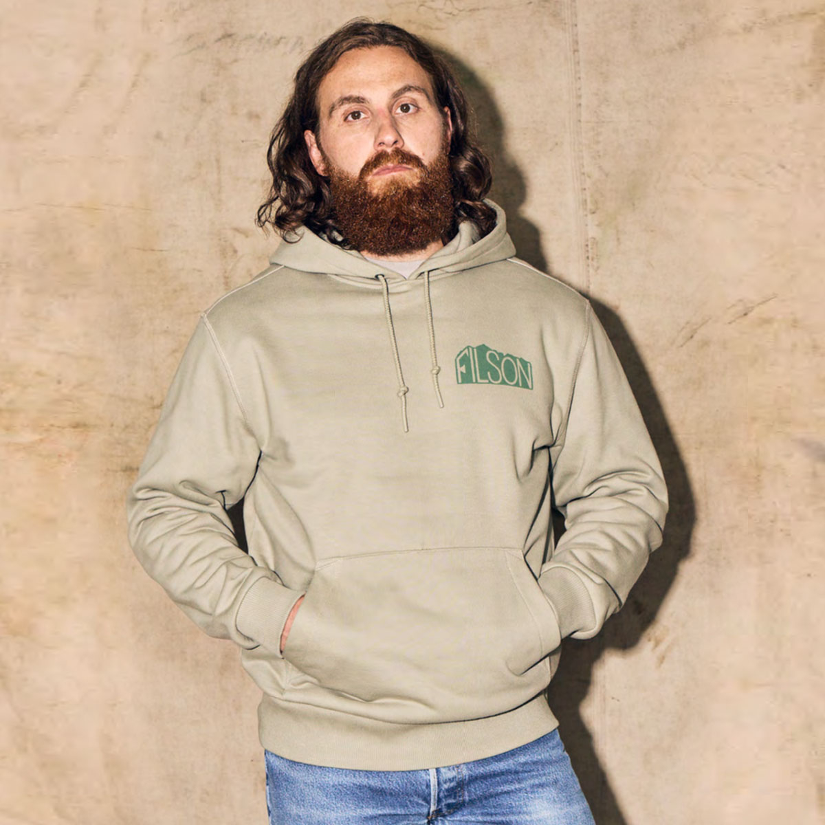 Filson Prospector Graphic Hoodie Shadow/Peak, warm pullover that makes brisk days and cool evenings your favorite kind of weather