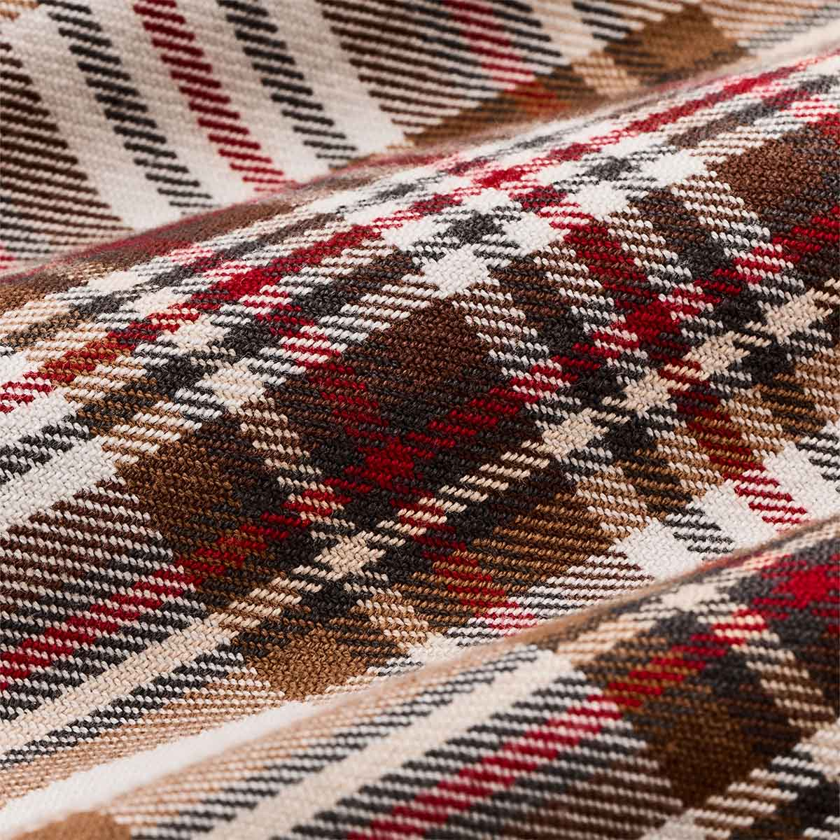 Filson The Rangeland Flannel Shirt Red/Brown Plaid, built with Ultrasoft 5.5-oz. cotton flannel – gentle against the skin