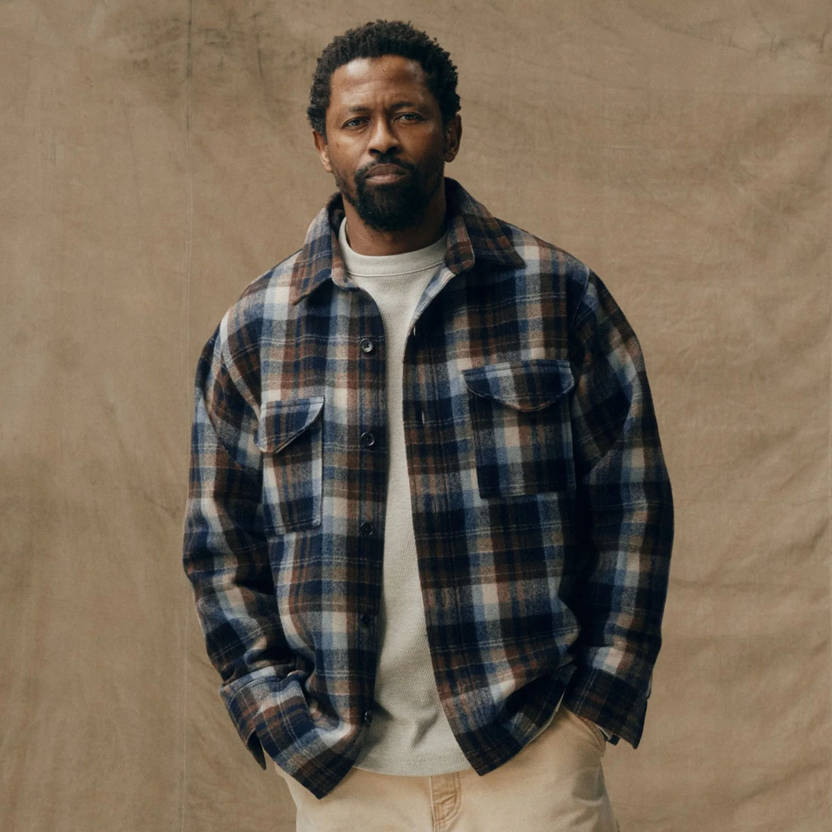 Filson Wool Jac-Shirt Brown/Light Blue Multi Plaid, Versatile Warmth: The Filson Jac-Shirt