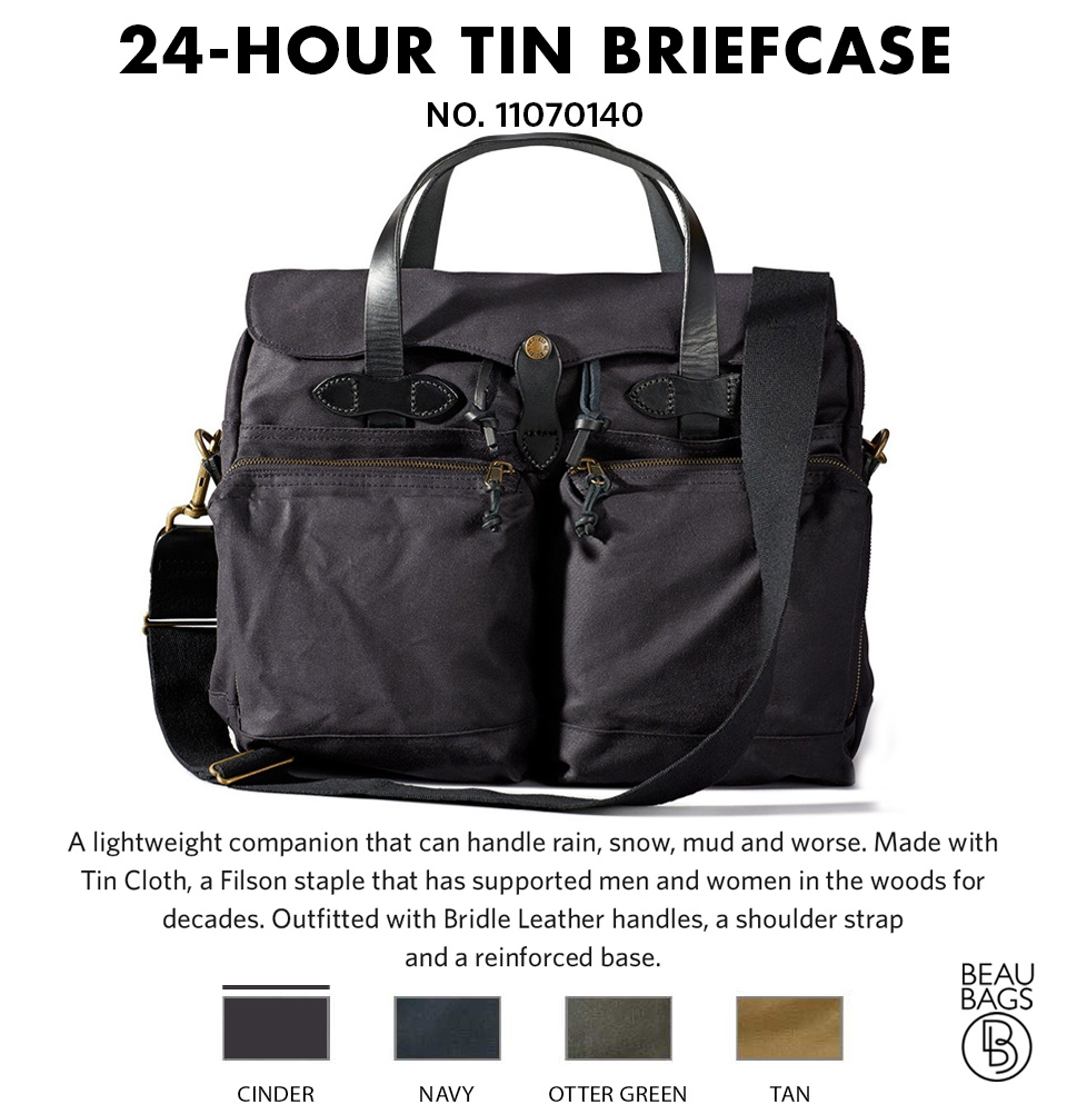 Filson-24-Hour-Briefcase-Ottergreen Lifestyle-on-the-road