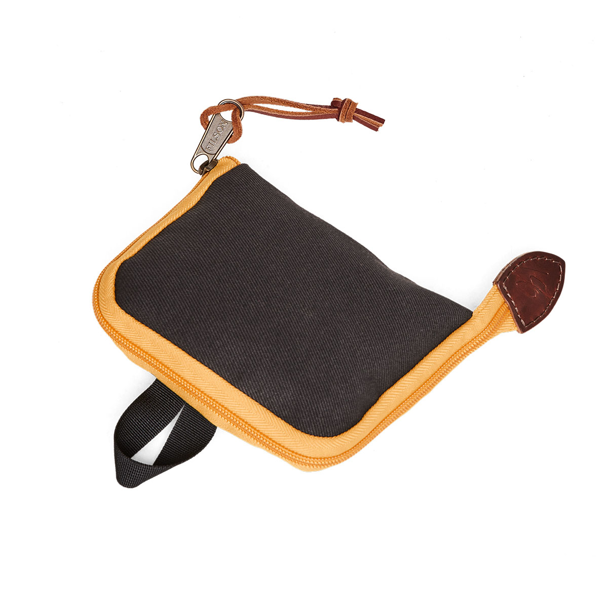 Filson Traveller Stowaway Backpack Stapleton Cinder, folds-into-dedicated-zippered-pocket