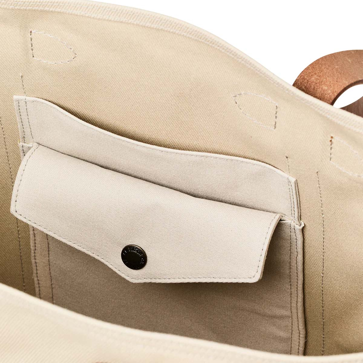 FILSON ベージュ トートバッグ FILSON（フィルソン）TOTE BAG WITH ZIPPER（ジッパー付トート