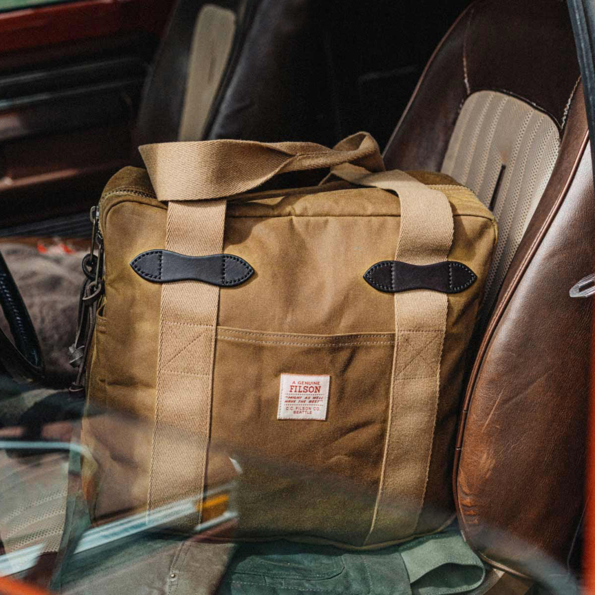 Tin Cloth Zipper Tote Bag | Filson