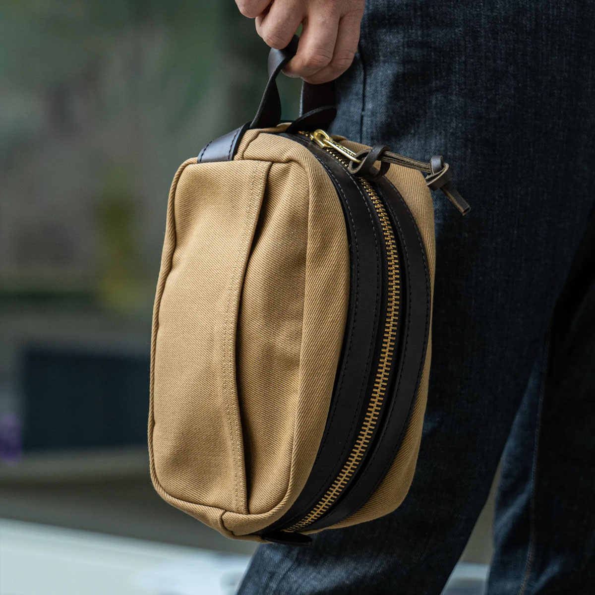Filson Travel Kit Tan, ultimate toiletry bag for every trip you're gonna make