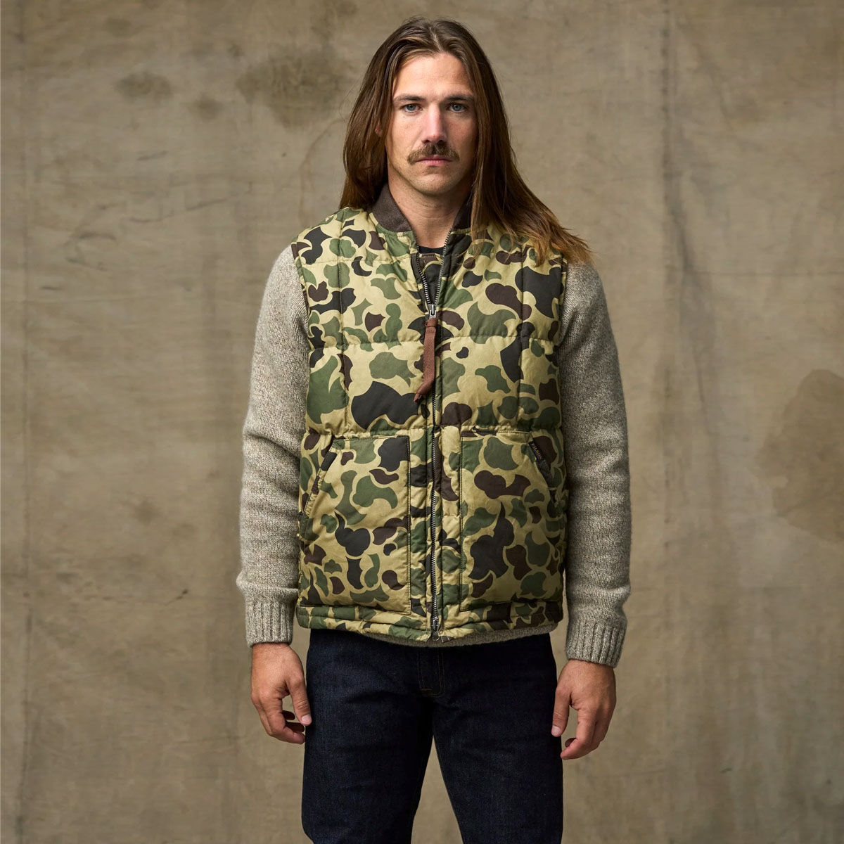 Filson Waxed Down Vest, Light in weight. Reliable in the cold. Built for any weather.