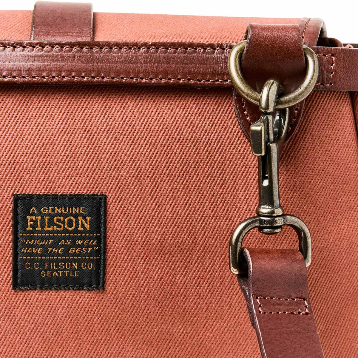 Filson Rugged Twill XS Field Bag Light Rust, made for women who love style and quality