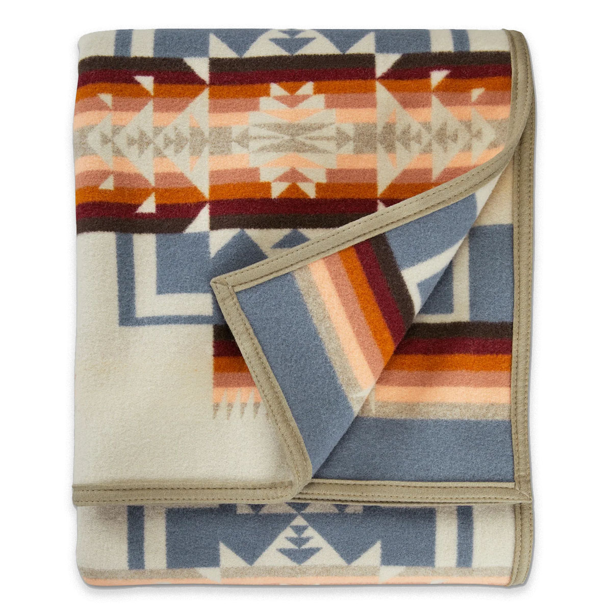 Pendleton Chief Joseph Jacquard Blanket Robe Rosewood, Perfect blanket for chilly night