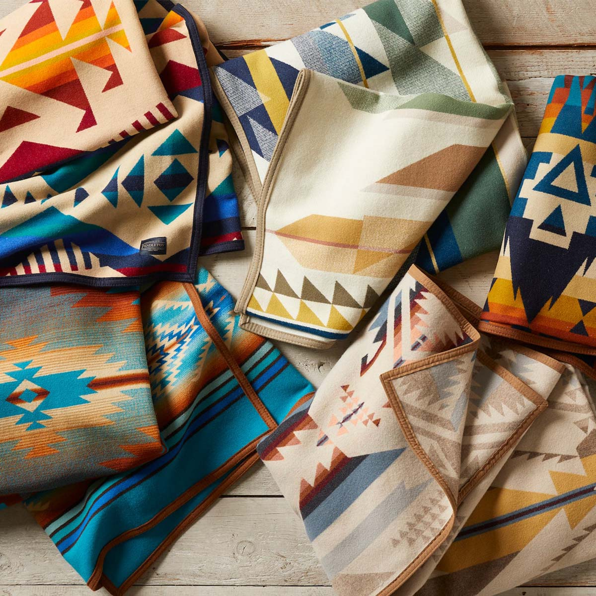Pendleton Jacquard Unnapped Robes Collection, blankets perfect for picnics, camping or curling up indoors
