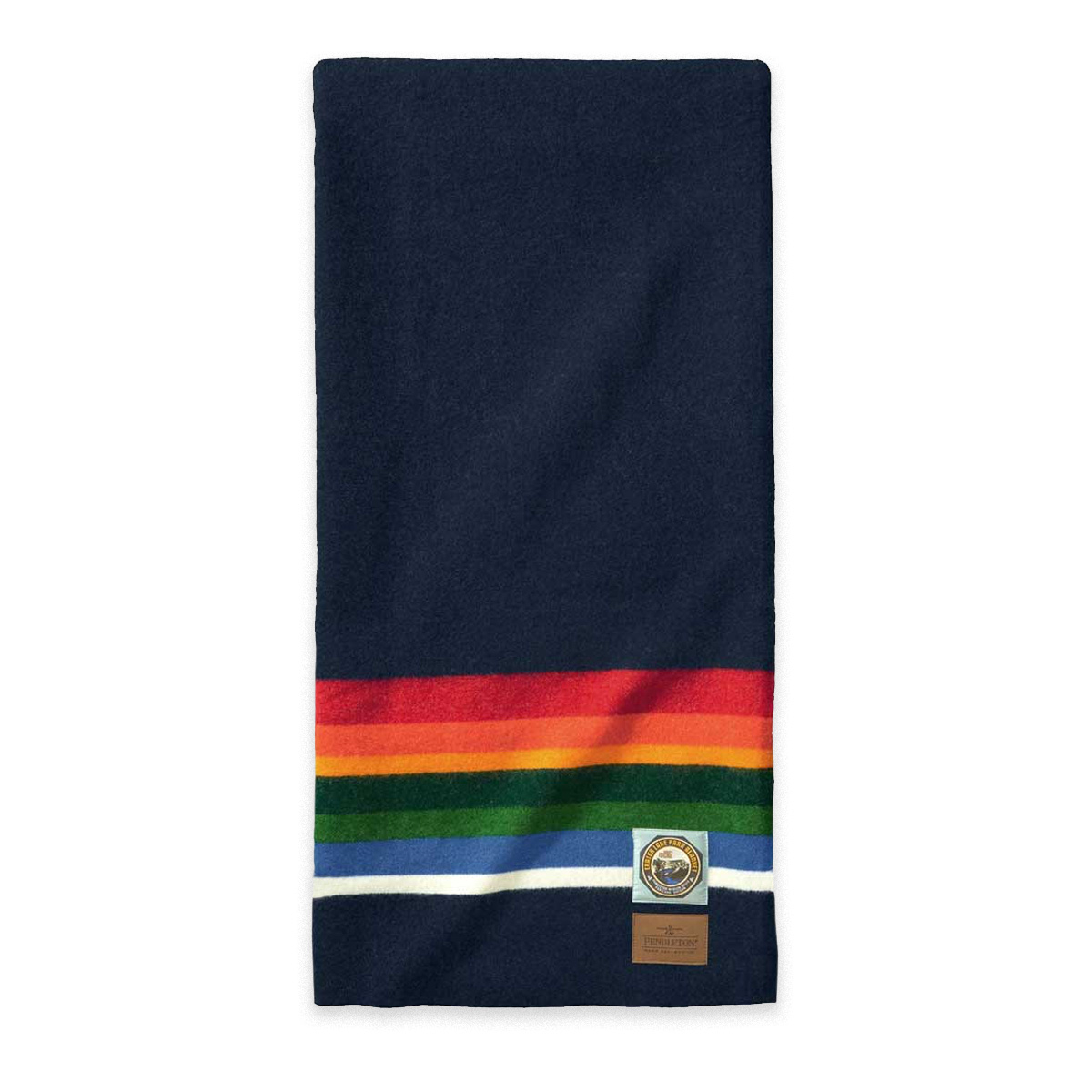 Pendleton National Park Throw With Carrier Crater Lake Navy, a welcome companion for road trips, picnics and outdoor concerts