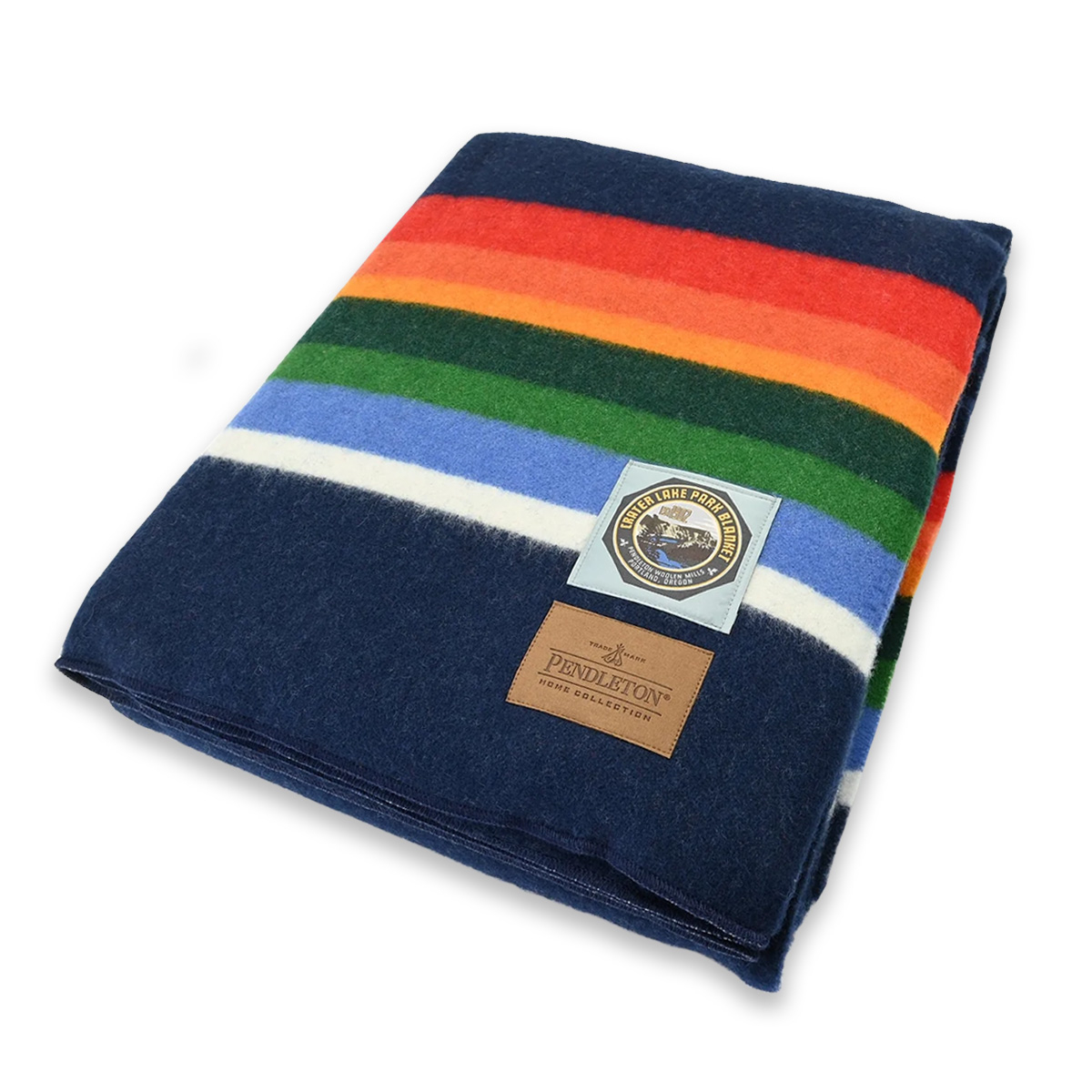 Pendleton National Park Throw Crater Lake Navy, perfectly sized for the sofa, chair or foot of the bed
