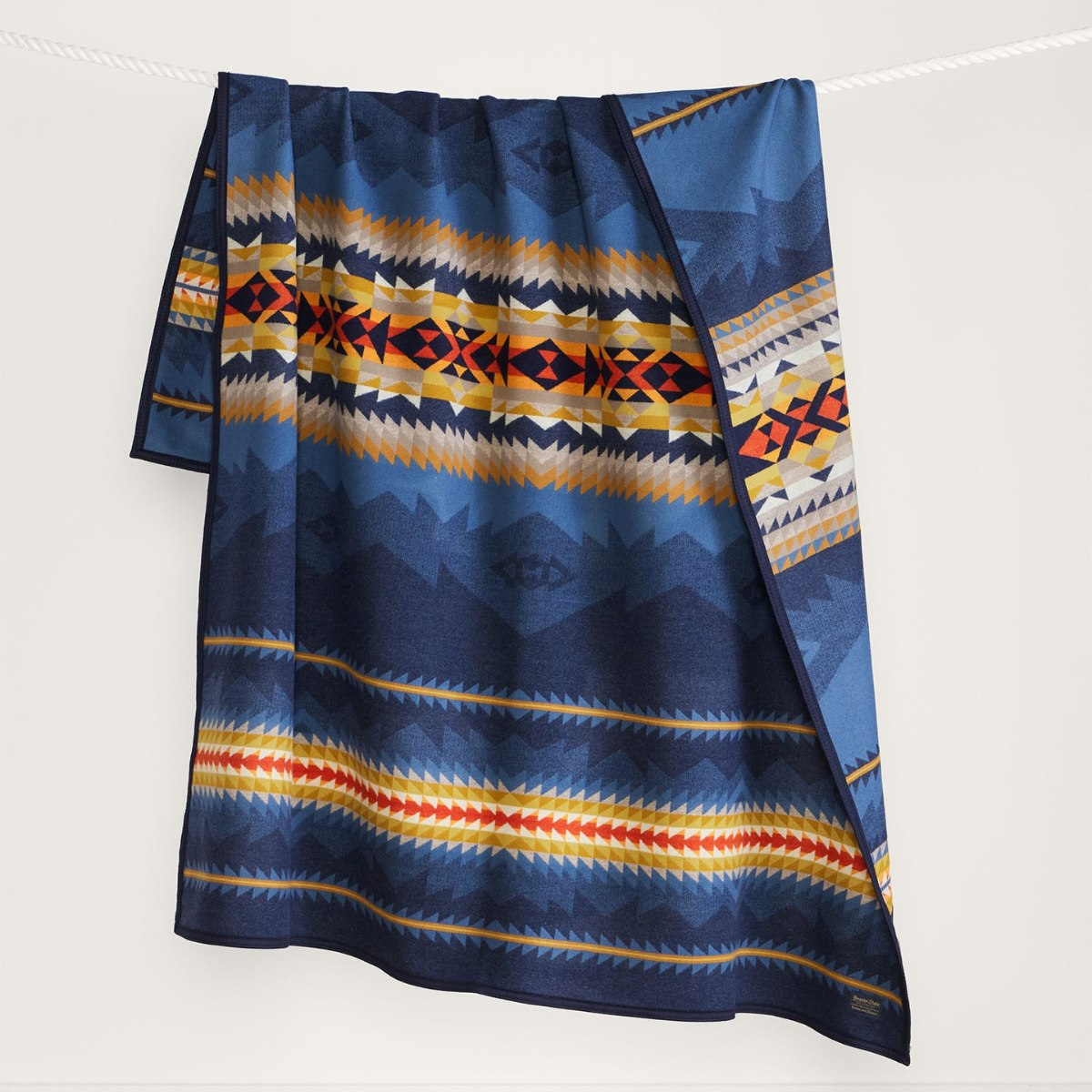 Pendleton Jacquard Unnapped Blanket Robe Cascadia, Perfect blanket for chilly night