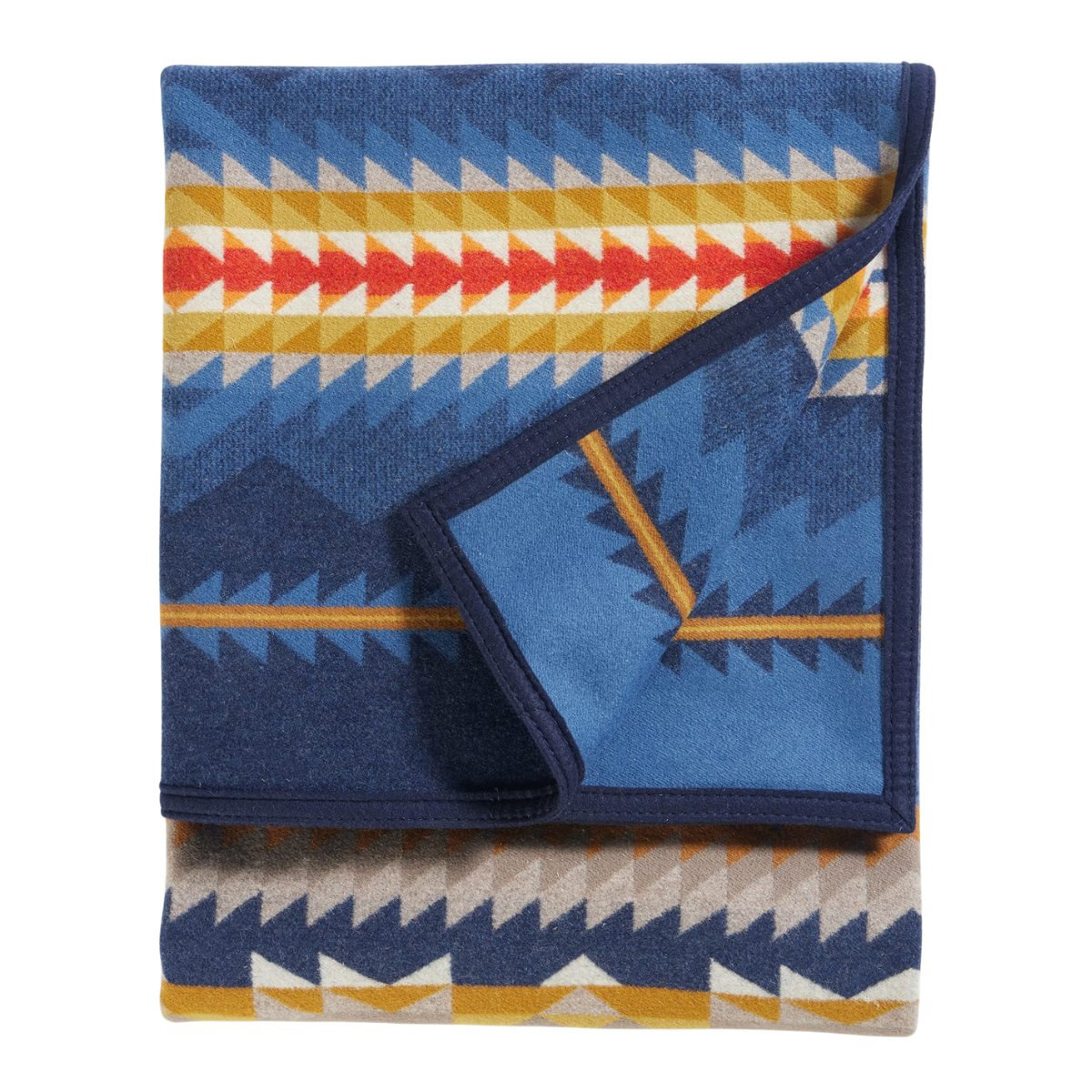 Pendleton Jacquard Unnapped Blanket Robe Cascadia, fit perfectly over a double bed, can be used for wall hangings or just for cuddling up on the sofa