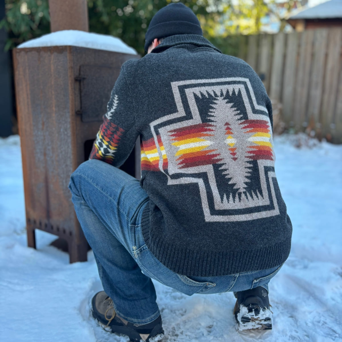 Pendleton Harding Zip Lambswool Cardigan Oxford Grey,, made of lambswool Pendleton Harding Zip Lambswool Cardigan Oxford Grey, made of lambswool