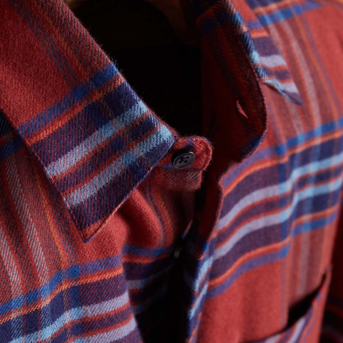 Portuguese Flannel Pau Checked Cotton-Flannel Shirt, made with the finest exclusive fabrics