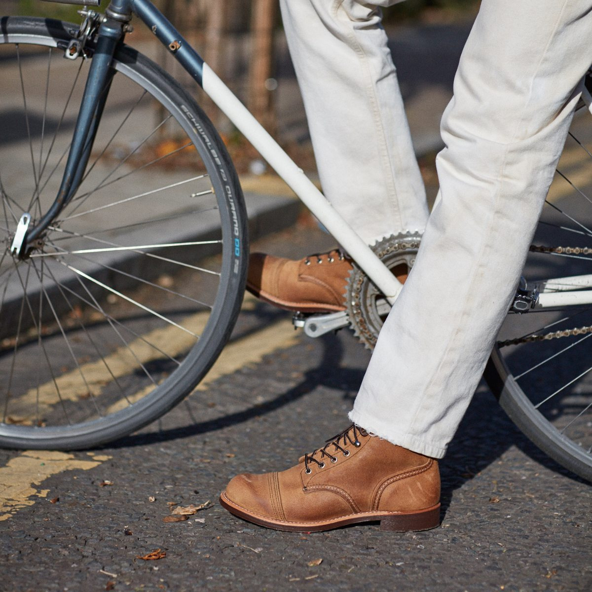 The Red Wing 8083 Iron Ranger Boot in Hawthorne Muleskinner only gets better with age
