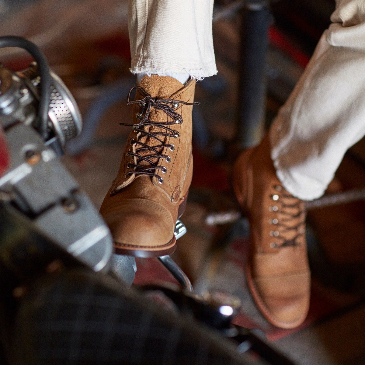 The Red Wing 8083 Iron Ranger Boot in Hawthorne Muleskinner is built to last a lifetime.