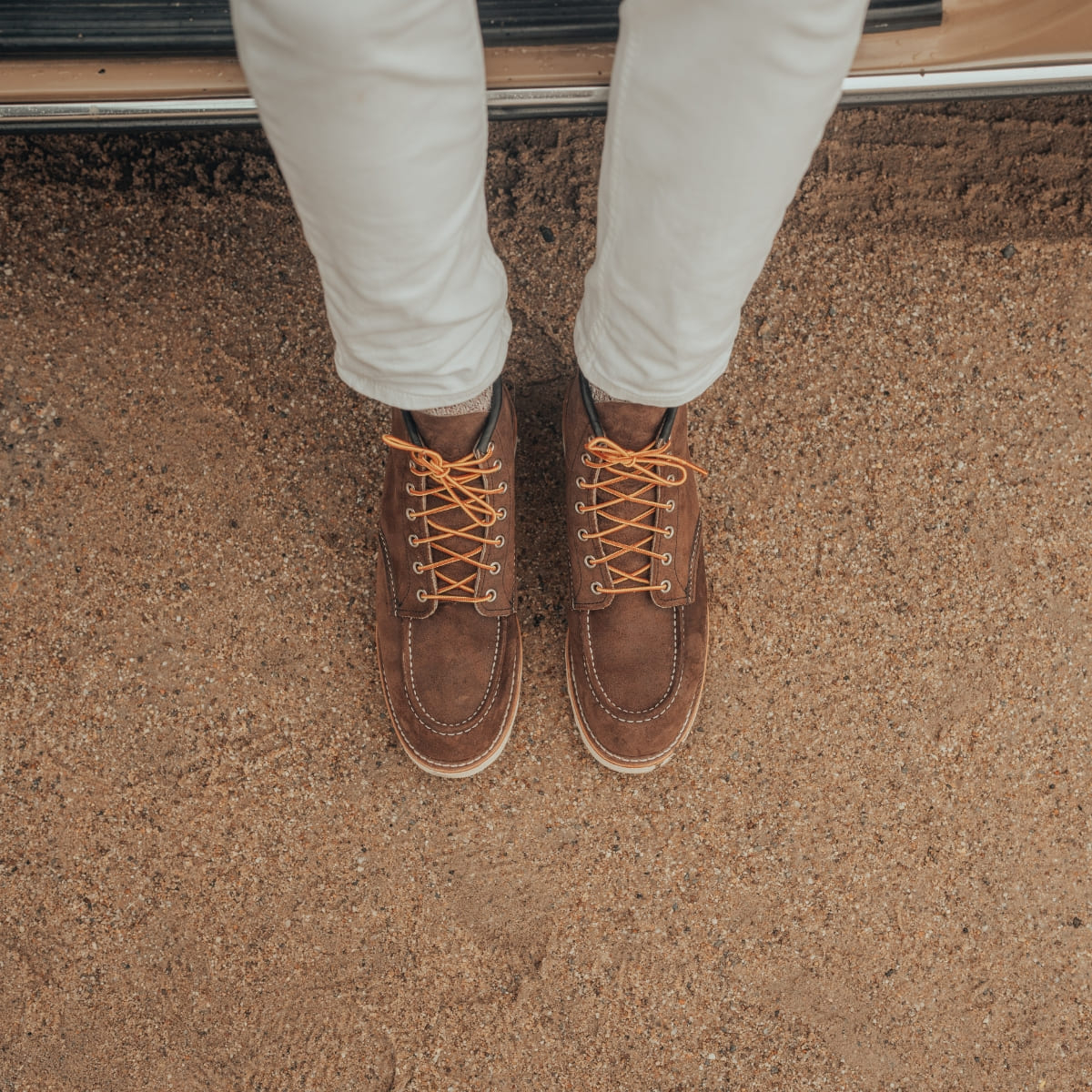 Red Wing 8836 Classic Moc Toe Boot Chocolate Muleskinner. Made in USA