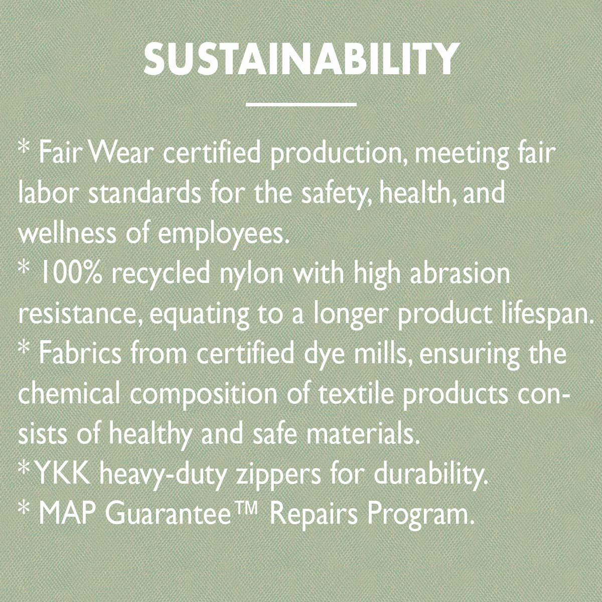 Topo Designs Daypack Tech, sustainability