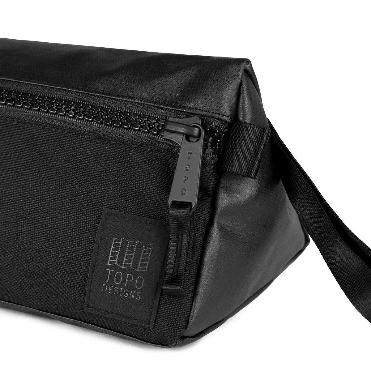 Topo Designs Dopp Kit Premium Black, water-resistant, travel light, accessory bag